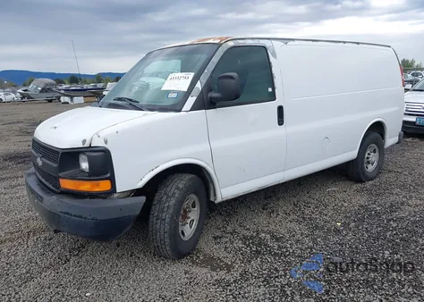 2008 Chevrolet Express Work Van из США, поврежденный, VIN 1GCGG25C781206480